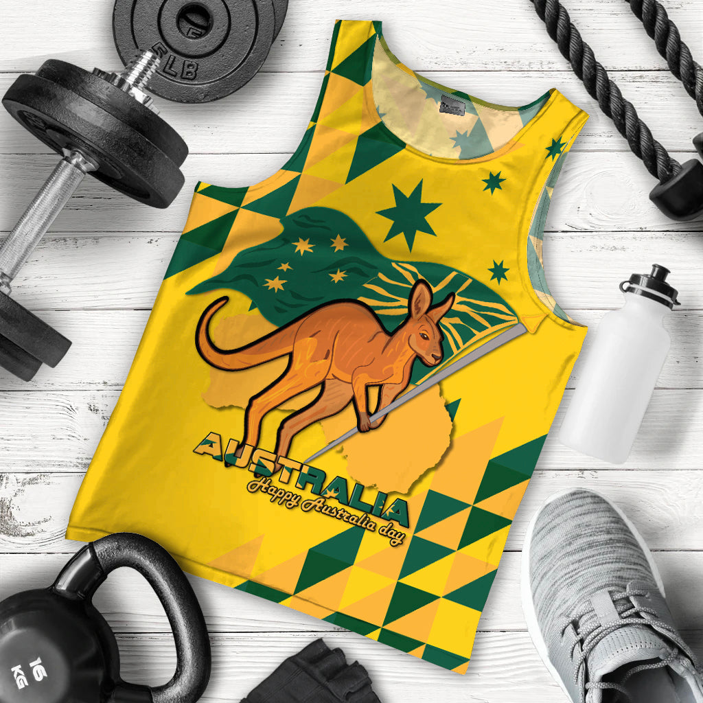 Australia Day Proud To Be Aussie Men Tank Top 