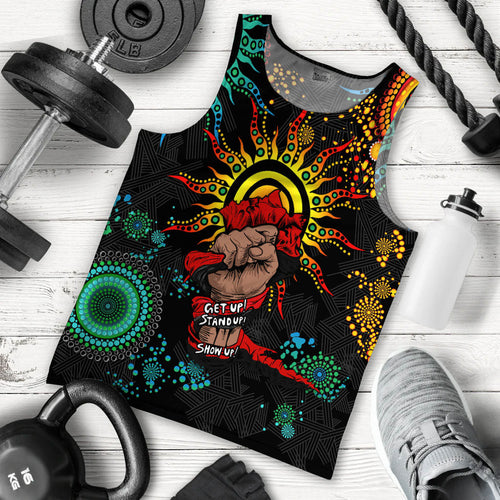 NAIDOC Week 2022 Aboriginal Art Unique Men Tank Top - LT12