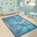 area-rug-australia-beautiful-mermaid-with-dolphin