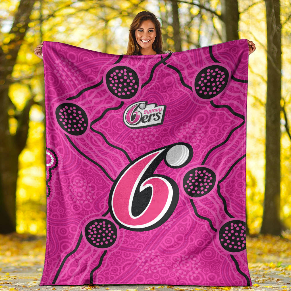 sydney-sixers-blanket-aboriginal-dot-painting