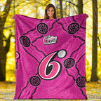 sydney-sixers-blanket-aboriginal-dot-painting