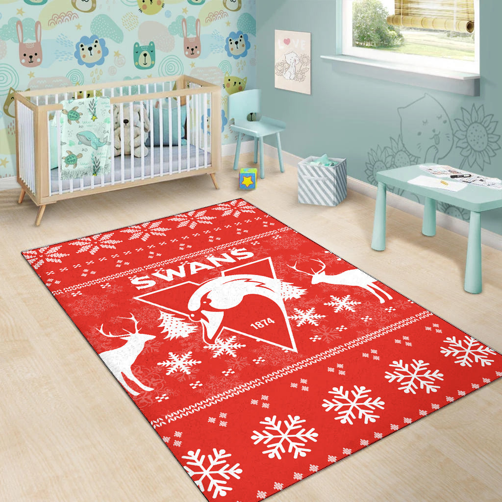 sydney-swans-area-rug-christmas-ugly-style