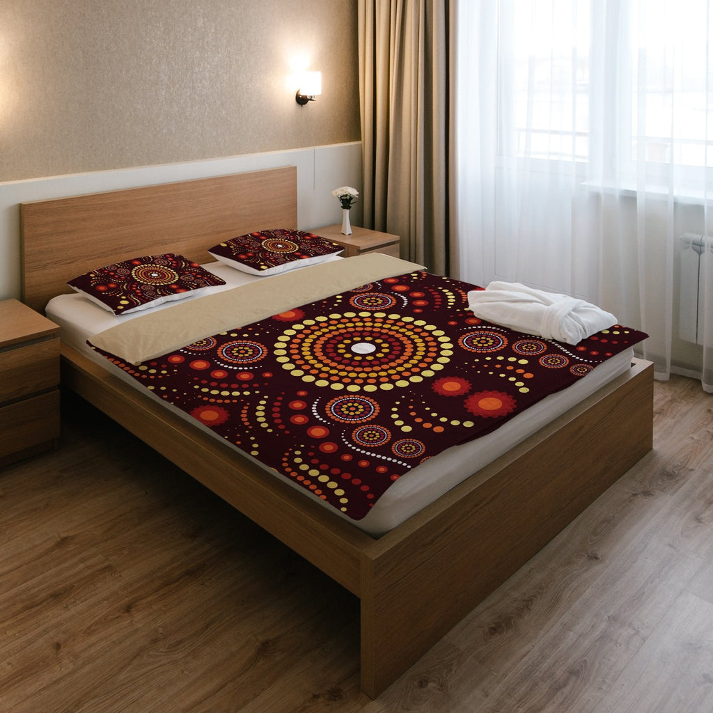 aboriginal-bedding-set-indegenous-dot-painting-art