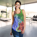 Torres Strait Islanders Women's Tank - Ocean Hibiscus - Vibe Hoodie