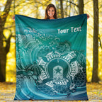customaboriginal-premium-blanket-torres-strait-islands-in-wave
