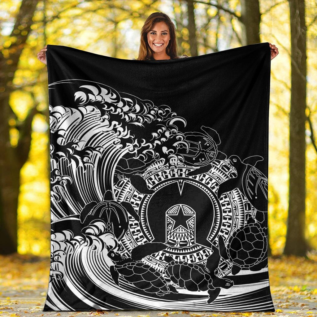 aboriginal-premium-blanket-torres-strait-islands-in-wave-black