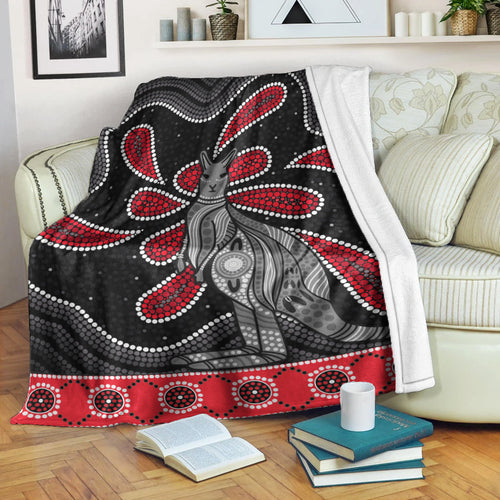 aboriginal-boomerang-premium-blanket-kangaroo-australia