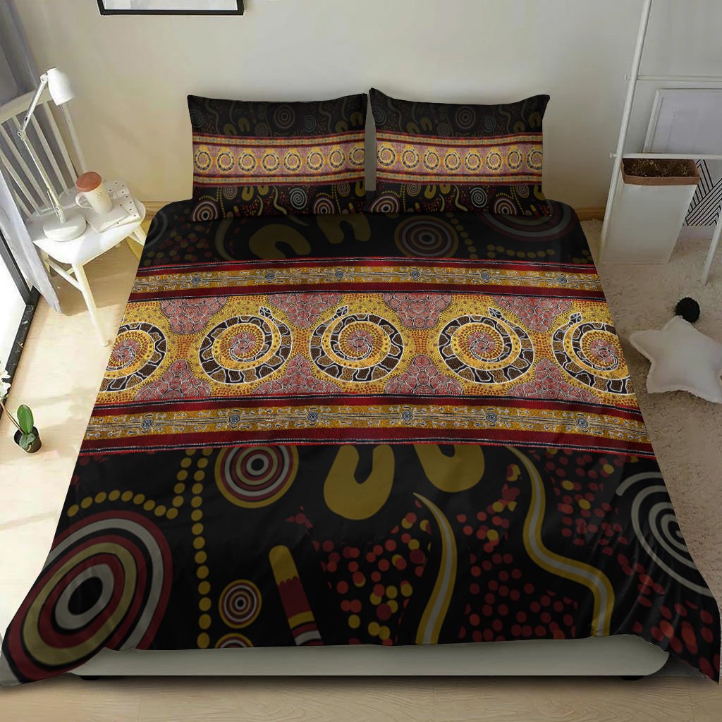 bedding-set-snake-dot-panting-art