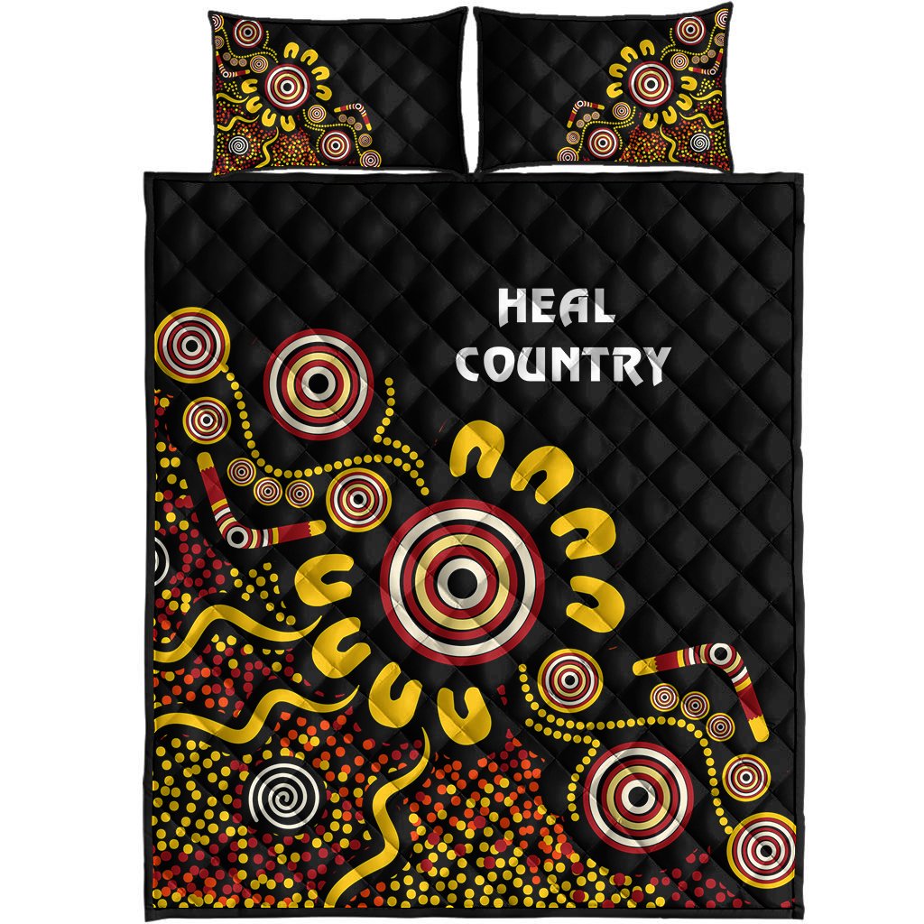 australia-naidoc-week-quilt-bed-set-naidoc-week-2021-heal-country