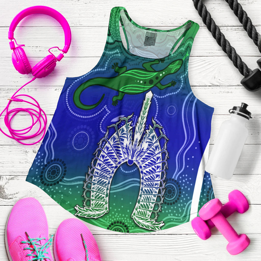 torres-strait-islands-women-racerback-tank-aboriginal-art-lizard-symbol-peace