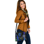 Shoulder Handbag - Aboriginal Dot Unique Style Blue - Vibe Hoodie