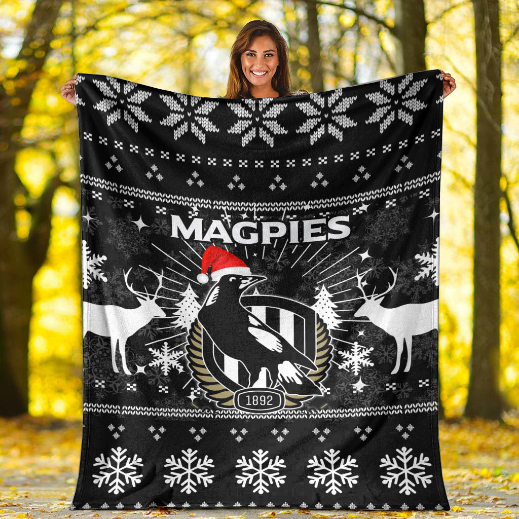 collingwood-magpies-blanket-christmas-ugly-style