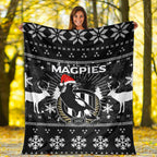 collingwood-magpies-blanket-christmas-ugly-style