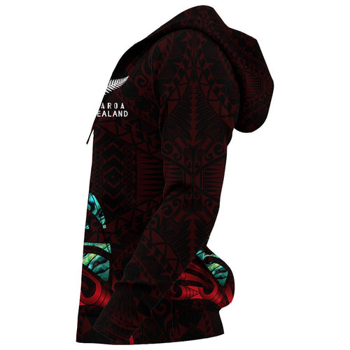 new-zealand-hoodie-manaia-paua-fern-wing-red