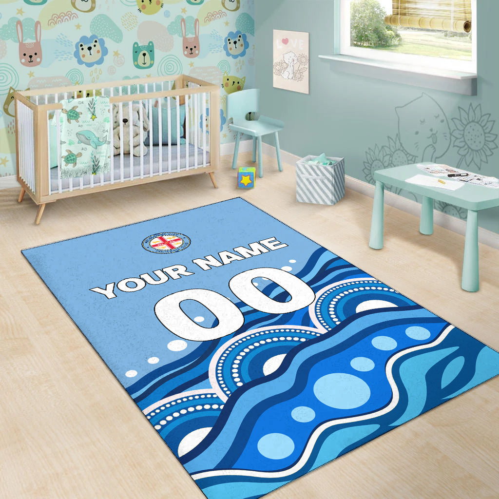 custom-personalised-melbourne-area-rug-indigenous-dot-painting-art
