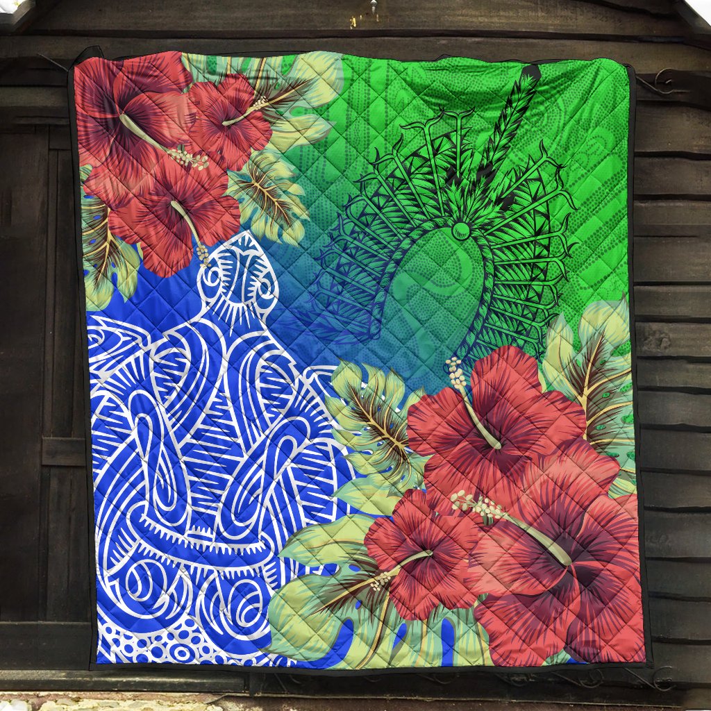 torres-strait-islanders-quilt-ocean-hibiscus