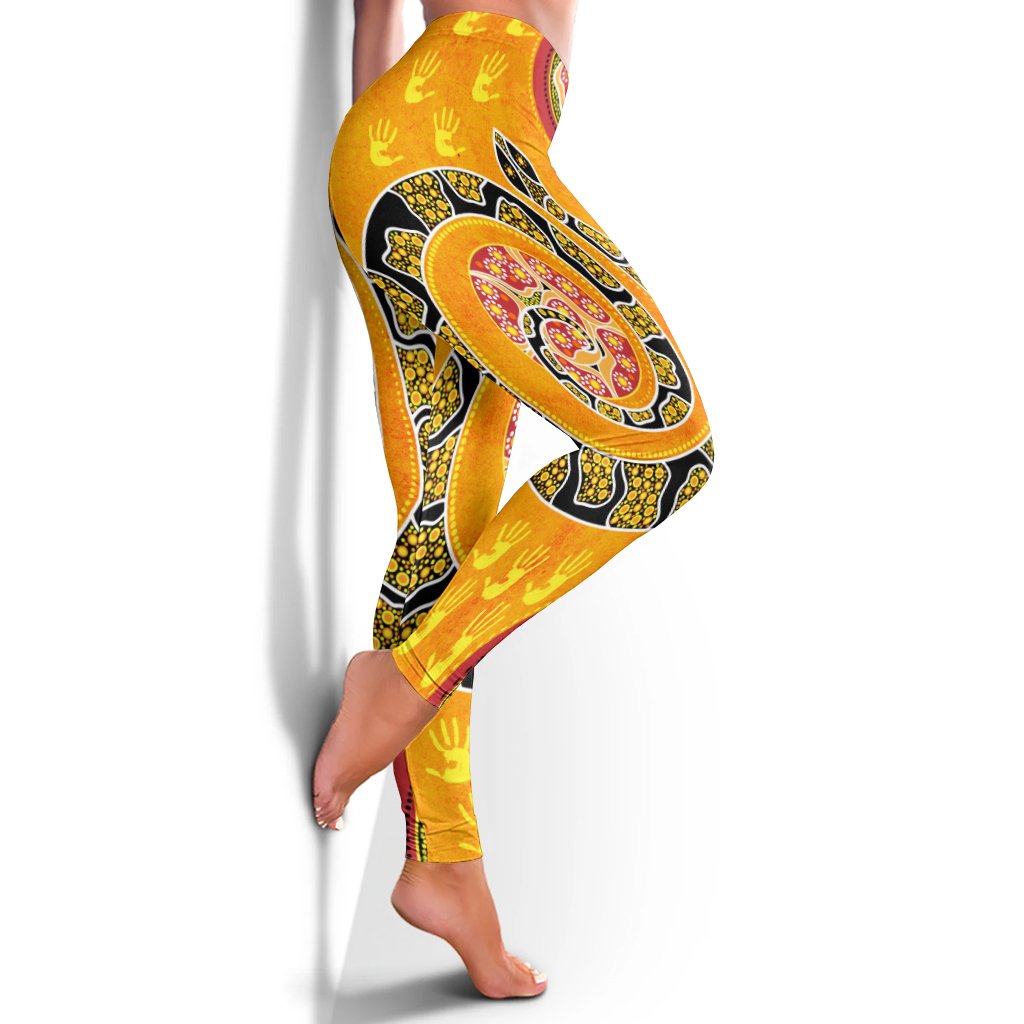 legging-aboriginal-unique-style-snake-orange-color-2021