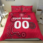 custom-personalisedwestern-sydney-wanderers-bedding-set-indigenous-dot-painting-art