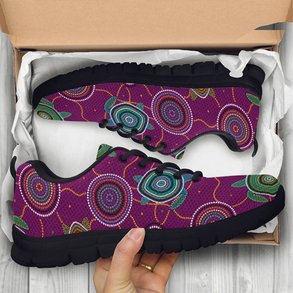 sneaker-aboriginal-turtle-purple-australia-dot-patterns
