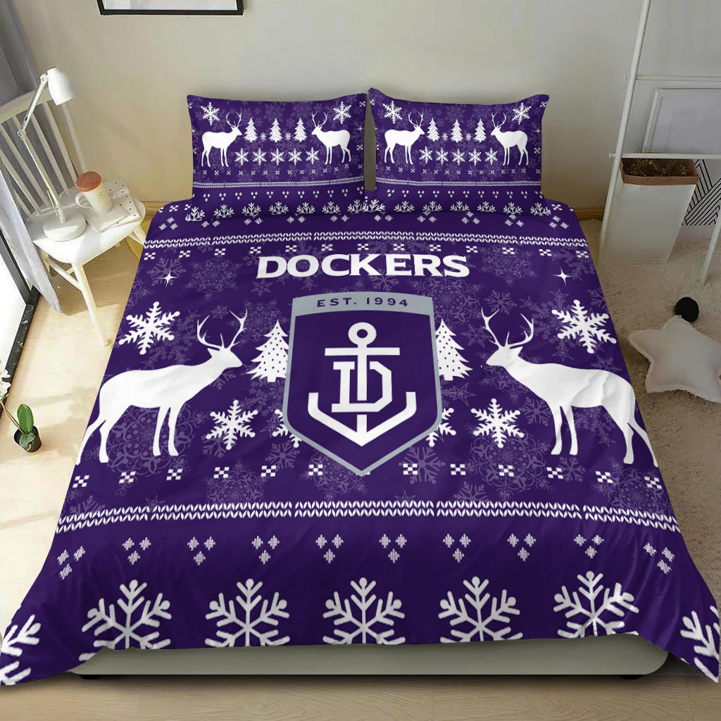 fremantle-football-club-bedding-set-christmas-ugly-style