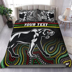 custom-personalised-panthers-indigenous-bedding-set-premiers-penrith-champion