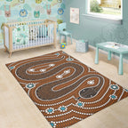 aboriginal-area-rug-dreamtime-snake-aboriginal-style