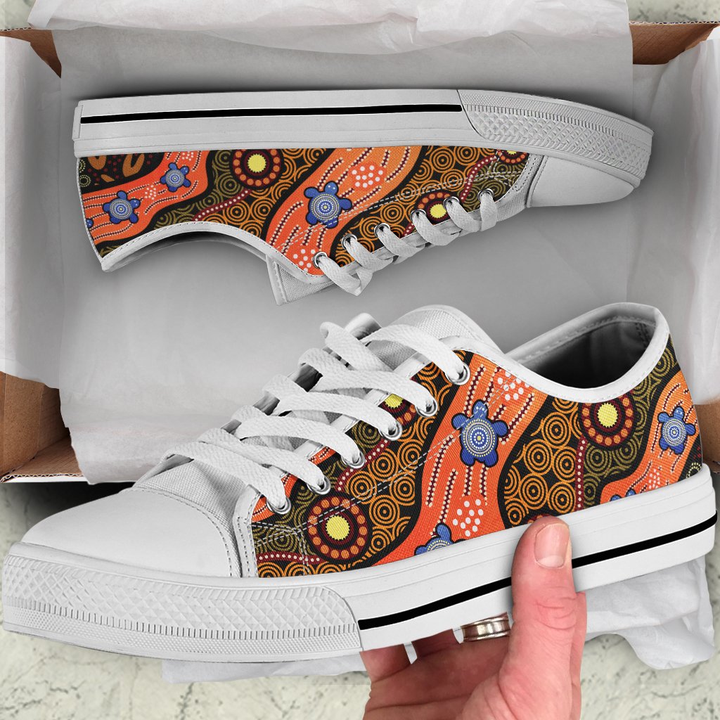 high-top-aboriginal-dot-unique-style-turtle