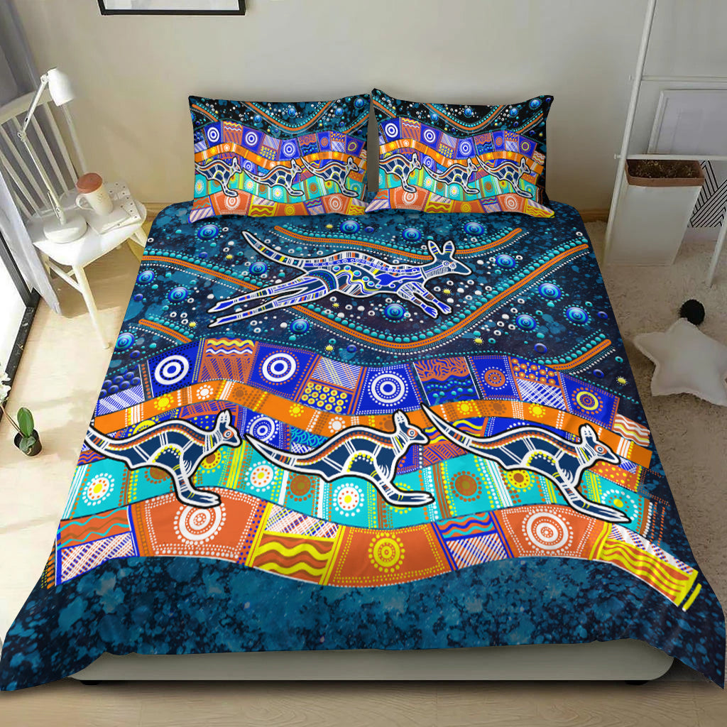 australia-indigenous-bedding-set-dot-painting-art