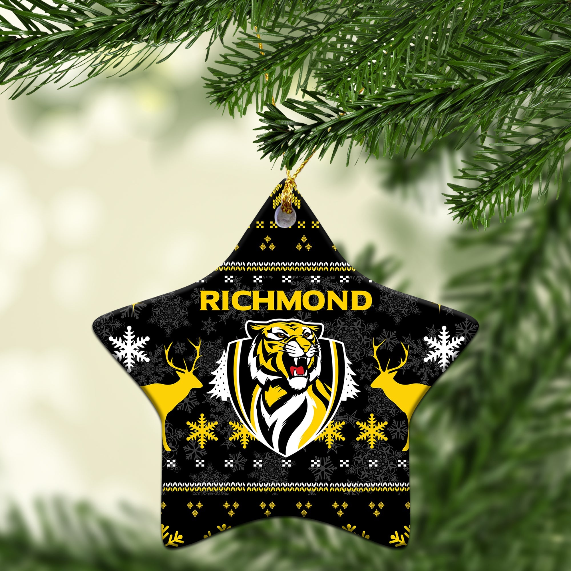 richmond-football-club-christmas-ornament-christmas-ugly-style