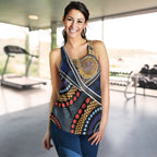 Women Racerback Tank-  Aboriginal Dot Panting Art With Snake - Vibe Hoodie