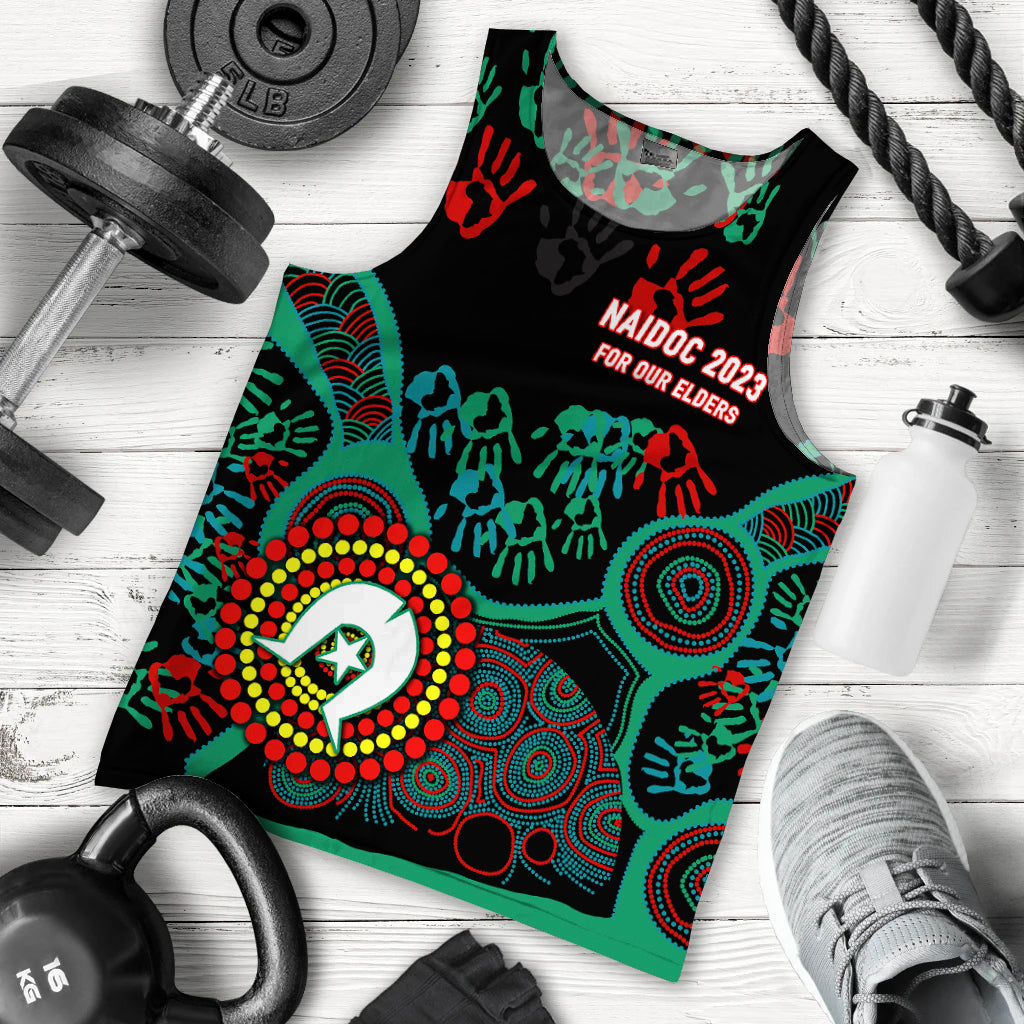 NAIDOC Week 2023 Aboriginal Art For Our Elders Men Tank Top - LT12