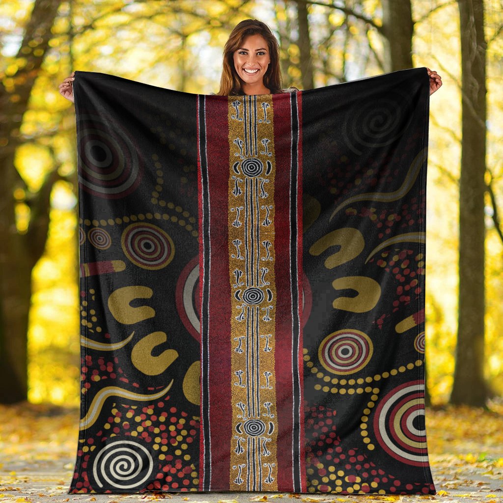 blanket-aboriginal-dot-panting-art-stripe-lines
