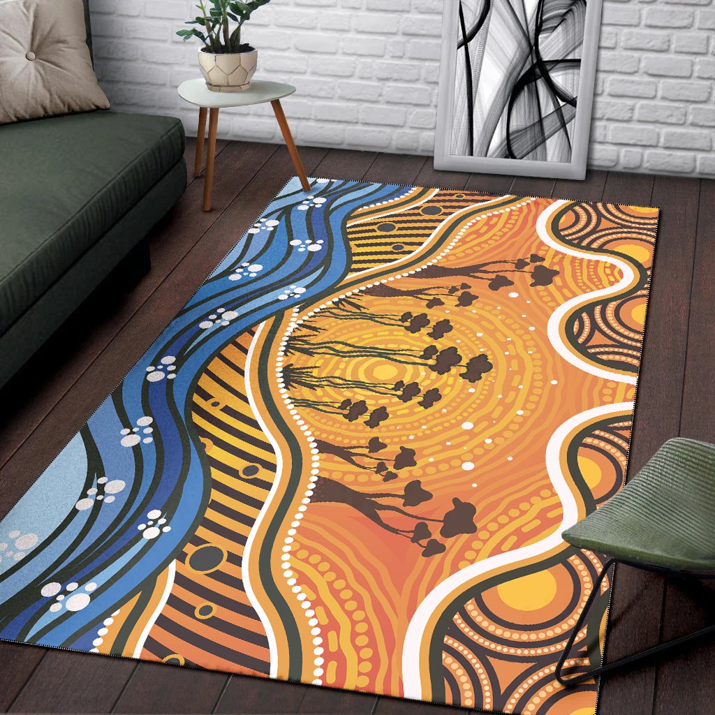 area-rug-aboriginal-pattern-ver07