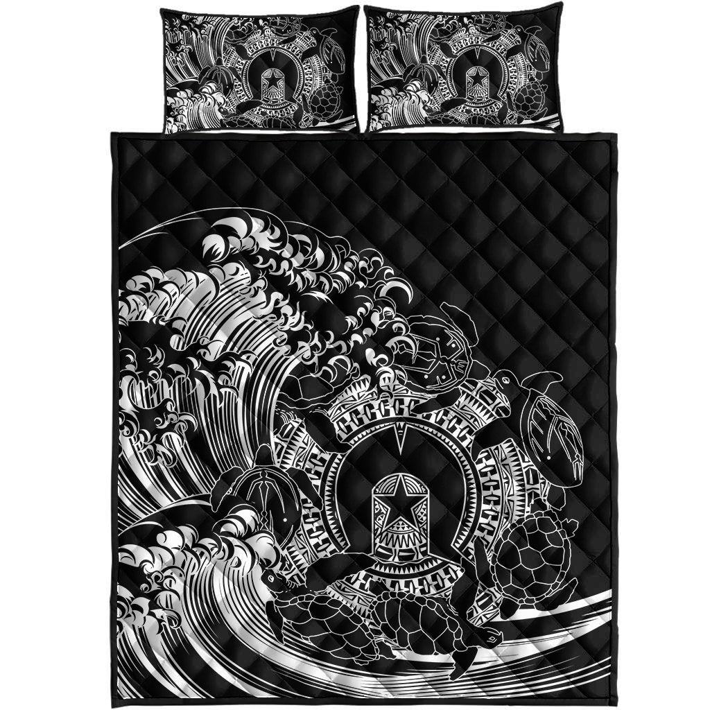 aboriginal-quilt-bed-set-torres-strait-islands-in-wave-black