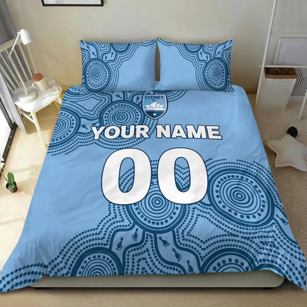 custom-personalised-sydney-bedding-set-indigenous-dot-painting-art