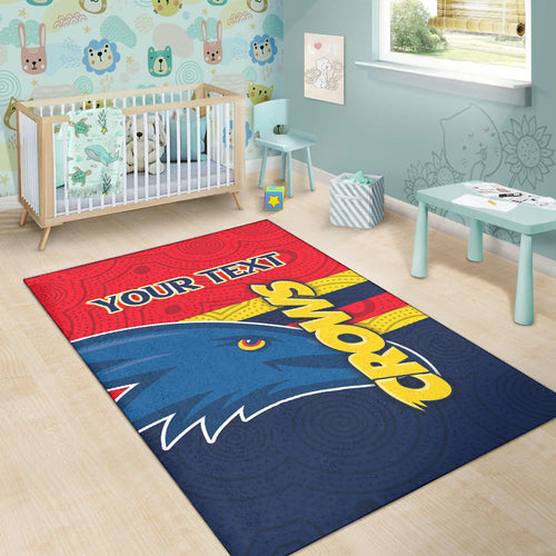 custom-personalised-adelaide-crows-area-rug-aboriginal-dot-painting