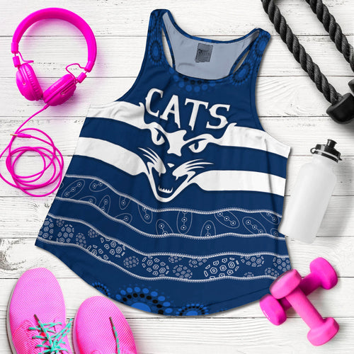 cats-indigenous-women-racerback-tank-football-geelong