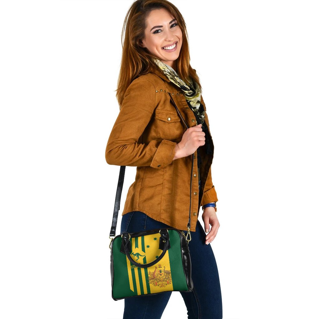 Shoulder Handbag -  Australia Kangaroo Sign National Color - Vibe Hoodie