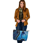 aboriginal-leather-tote-bag-dolphin-and-aboriginal-dot-patterns