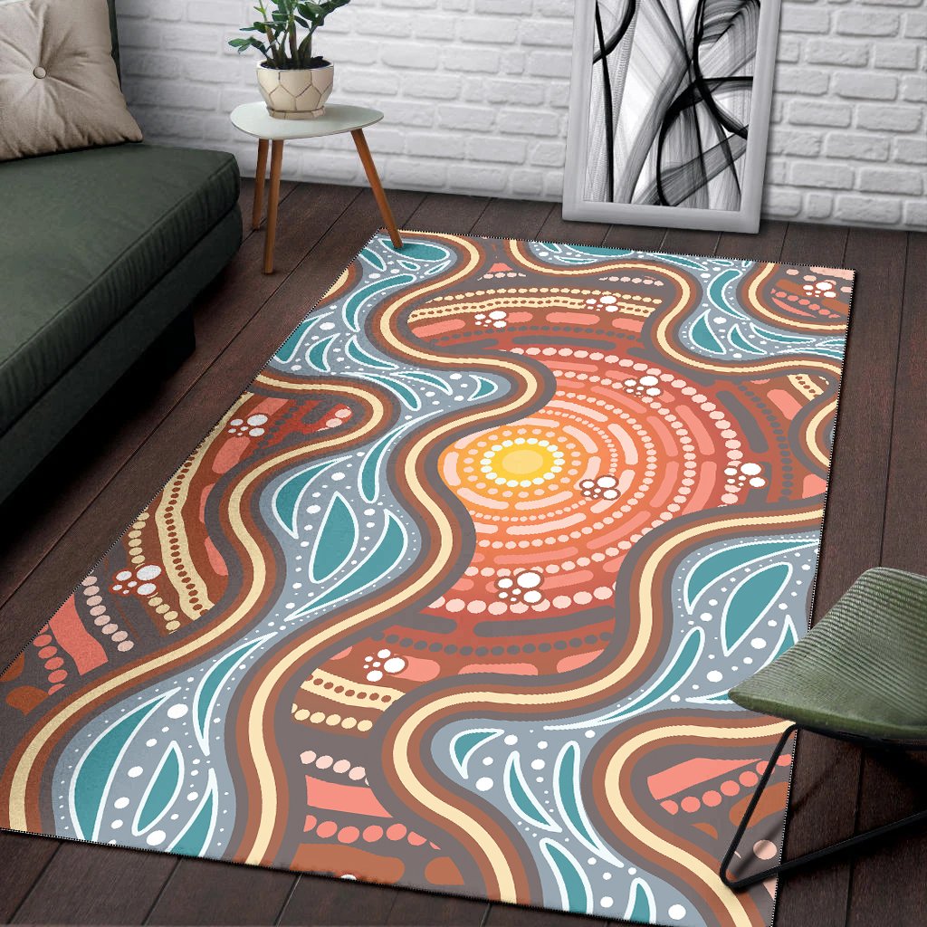 area-rug-aboriginal-pattern-ver06