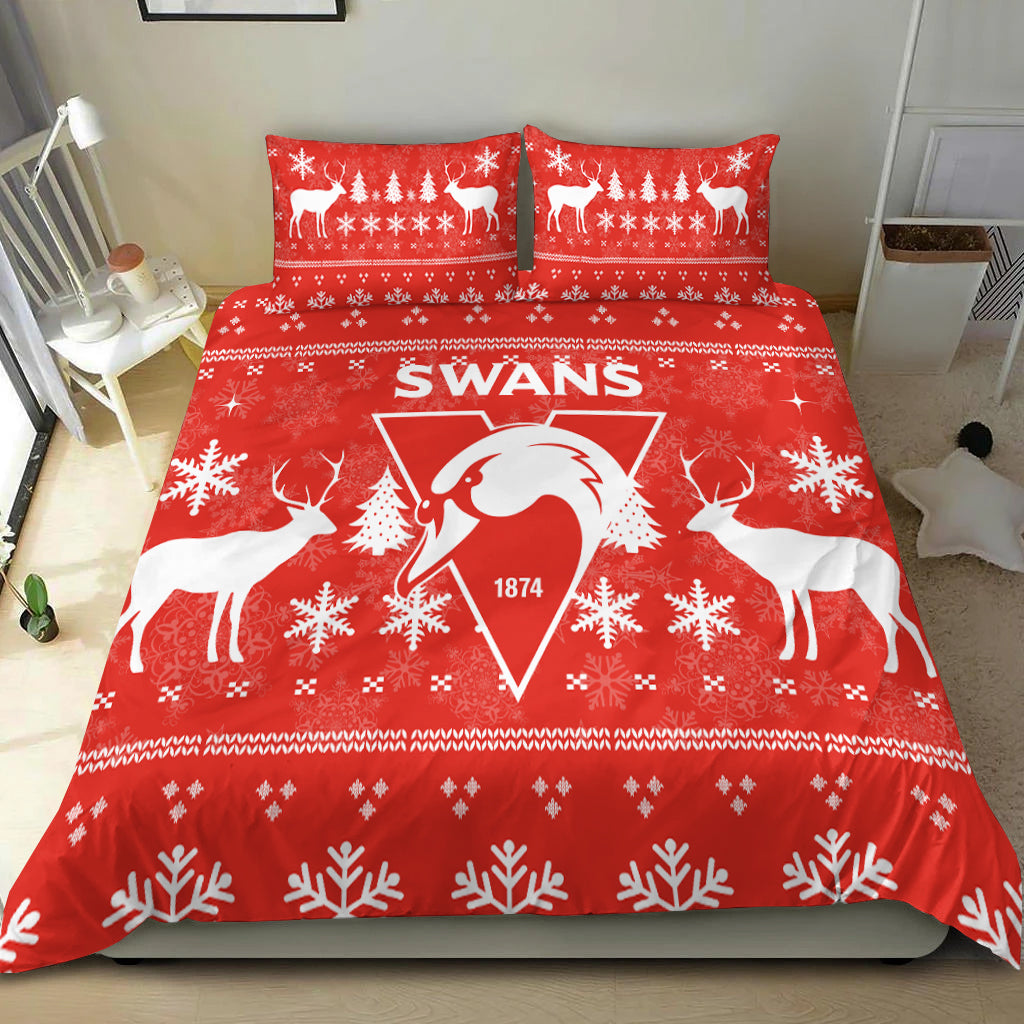sydney-swans-bedding-set-christmas-ugly-style