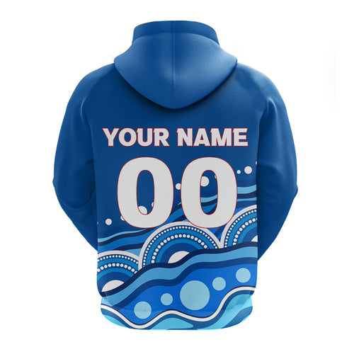 custom-personalised-newcastle-jets-hoodie-indigenous-dot-painting-art