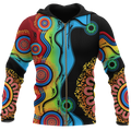 aboriginal-zip-up-hoodie-circle-dot-painting-flowers-patterns-blue-dream
