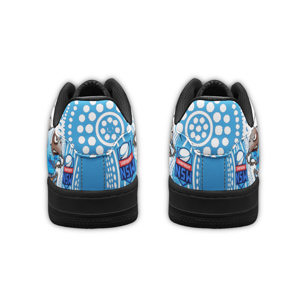 nsw-rugby-league-team-low-top-sneakers-f1-nsw-blues-super-cockroaches-with-aboriginal-culture-state-of-origin-low-top-sneakers