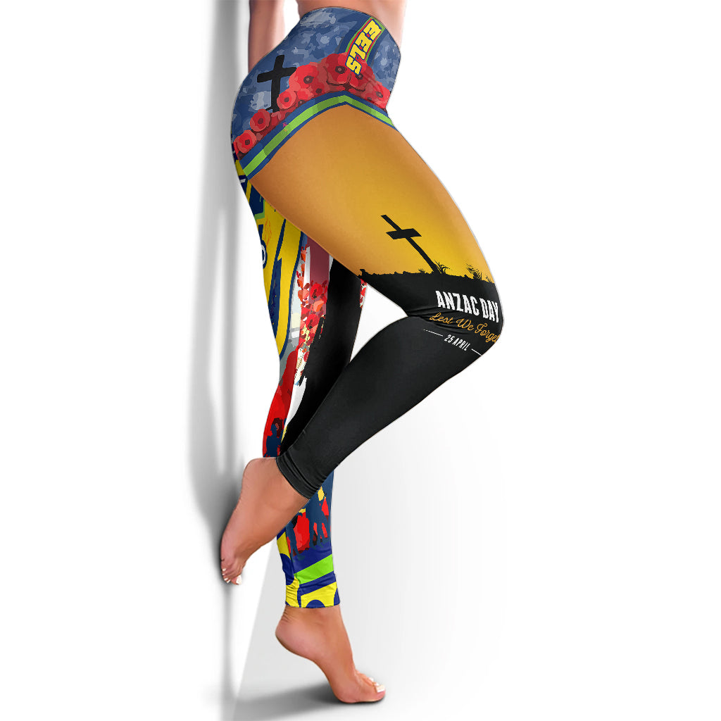 eels-rugby-anzac-day-leggings-custom-remembrance-eels-with-anzac-poppy-watercolour-style-leggings