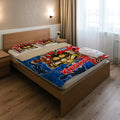 knights-aboriginal-rugby-bedding-set-custom-indigenous-knights-with-aussie-lizard-and-eagle
