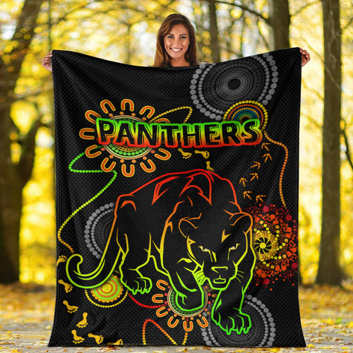 panthers-rugby-blanket-custom-indigenous-black-panthers-blanket