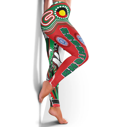 south-sydney-rabbitohs-rugby-leggings-indigenous-dreaming-rabbitohs-leggings
