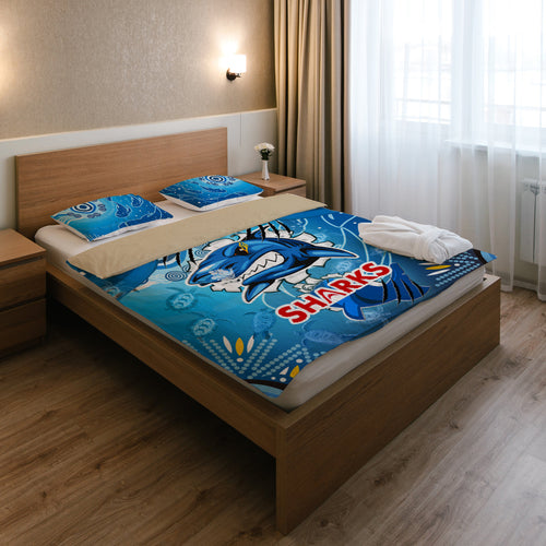 sharks-aboriginal-custom-rugby-bedding-set-the-indigenous-sharks-scratch-style