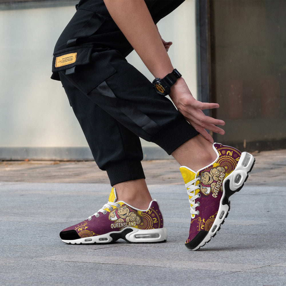 queensland-rugby-cushion-shoes-qld-cane-toad-state-of-origin-aboriginal-wrap-cushion-running-shoes